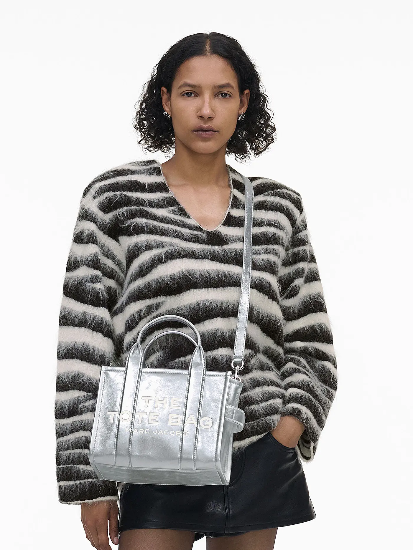 MARC JACOBS | Ledertasche - Tote Bag THE SMALL TOTE LEATHER | 